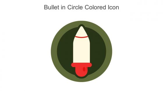 Bullet In Circle Colored Icon In Powerpoint Pptx Png And Editable Eps Format