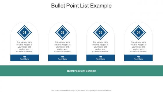 Bullet Point List Example In Powerpoint And Google Slides Cpb