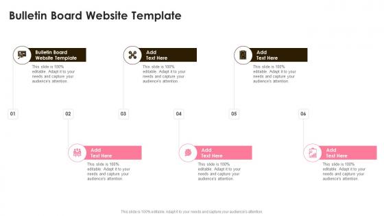 Bulletin Board Website Template In Powerpoint And Google Slides Cpb