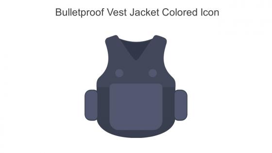 Bulletproof Vest Jacket Colored Icon In Powerpoint Pptx Png And Editable Eps Format