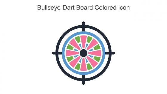 Bullseye Dart Board Colored Icon In Powerpoint Pptx Png And Editable Eps Format