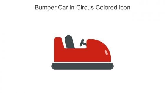 Bumper Car In Circus Colored Icon In Powerpoint Pptx Png And Editable Eps Format