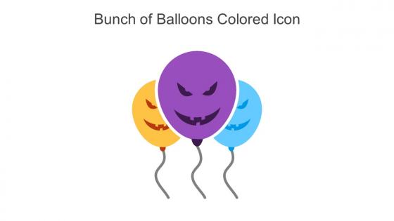 Bunch Of Balloons Colored Icon In Powerpoint Pptx Png And Editable Eps Format