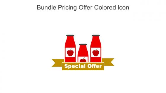 Bundle Pricing Offer Colored Icon In Powerpoint Pptx Png And Editable Eps Format