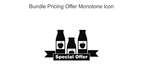 Bundle Pricing Offer Monotone Icon In Powerpoint Pptx Png And Editable Eps Format