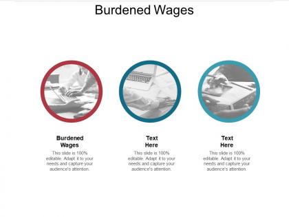 Burdened wages ppt powerpoint presentation summary graphics cpb