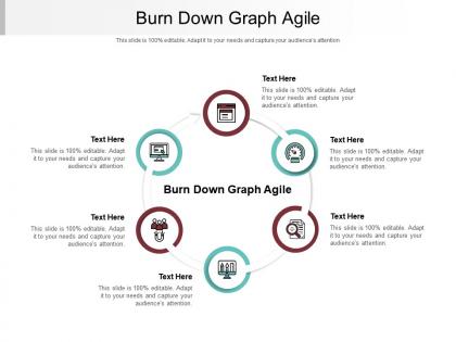 Burn down graph agile ppt powerpoint presentation gallery graphics design cpb