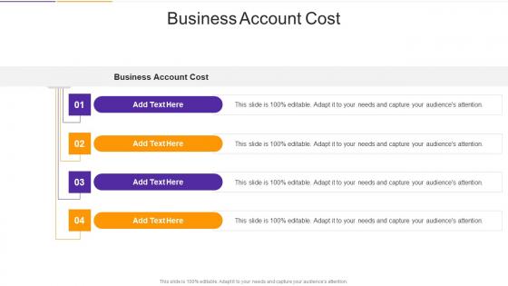 Business Account Cost In Powerpoint And Google Slides Cpb