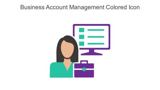 Business Account Management Colored Icon In Powerpoint Pptx Png And Editable Eps Format