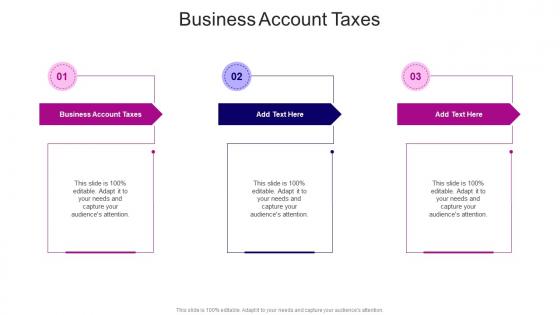 Business Account Taxes In Powerpoint And Google Slides Cpb