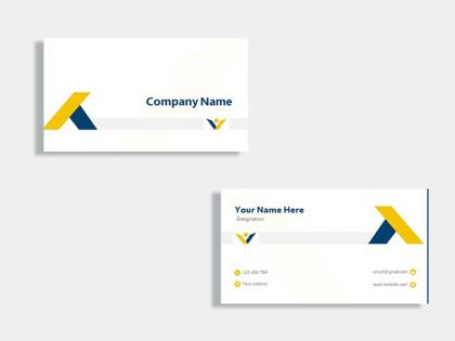 Business accountant business card template