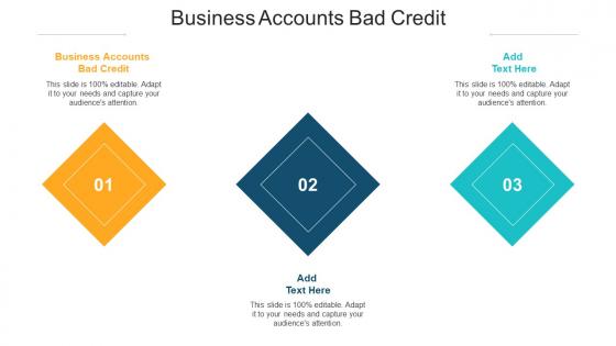 Business Accounts Bad Credit In Powerpoint And Google Slides Cpb