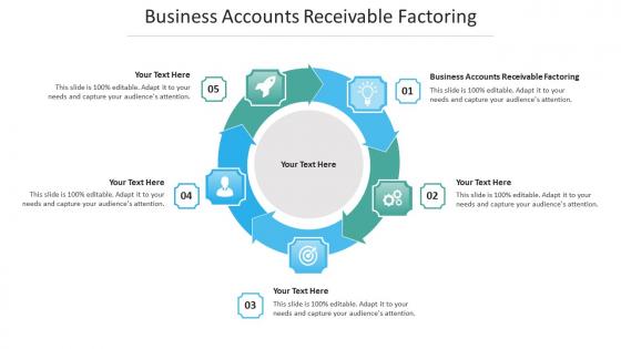 Business accounts receivable factoring ppt powerpoint presentation inspiration example cpb