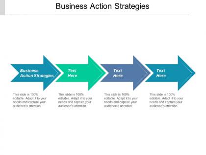Business action strategies ppt powerpoint presentation icon example cpb