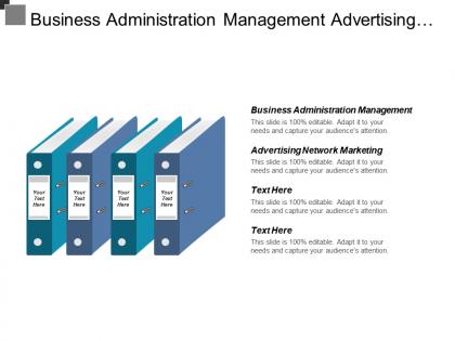 Business administration management advertising network marketing competitive analysis cpb