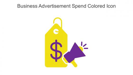 Business Advertisement Spend Colored Icon In Powerpoint Pptx Png And Editable Eps Format