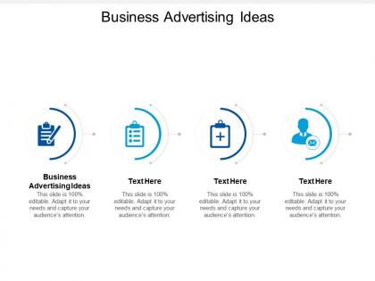 Business advertising ideas ppt powerpoint presentation show design ideas cpb
