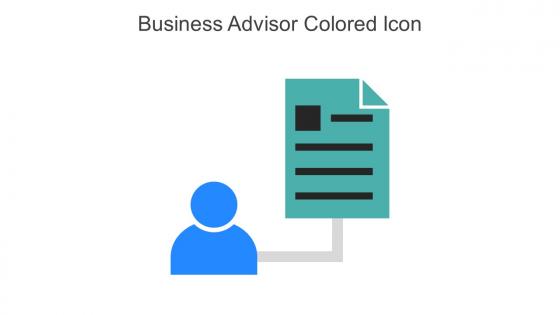 Business Advisor Colored Icon In Powerpoint Pptx Png And Editable Eps Format