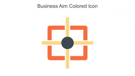 Business Aim Colored Icon In Powerpoint Pptx Png And Editable Eps Format