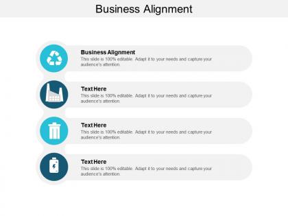 Business alignment ppt powerpoint presentation layouts graphic tips cpb