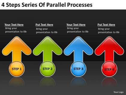 Business analysis diagrams of parallel processes powerpoint templates ppt backgrounds for slides