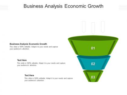 Business analysis economic growth ppt powerpoint presentation slides summary cpb