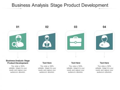 Business analysis stage product development ppt powerpoint presentation infographic template display cpb