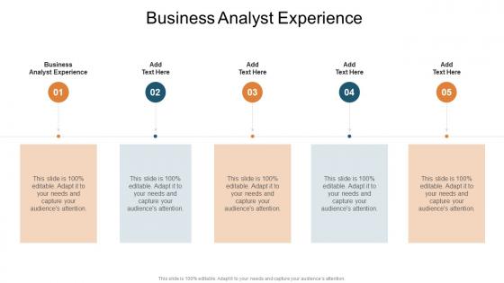 Business Analyst Experience In Powerpoint And Google Slides Cpb