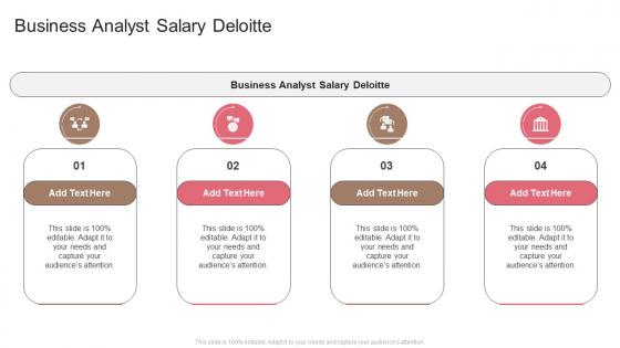 Business Analyst Salary Deloitte In Powerpoint And Google Slides Cpb