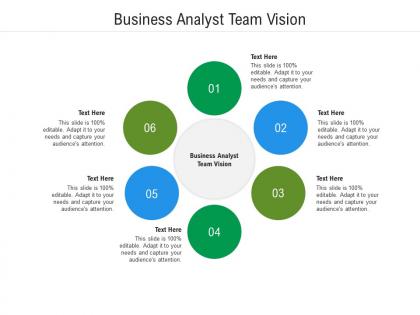 Business analyst team vision ppt powerpoint presentation model show cpb