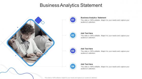 Business Analytics Statement In Powerpoint And Google Slides Cpb