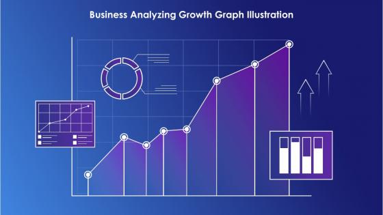 Business Analyzing Growth Graph Illustration