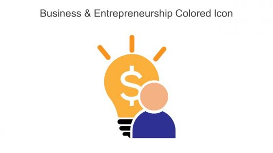 Business And Entrepreneurship Colored Icon In Powerpoint Pptx Png And Editable Eps Format