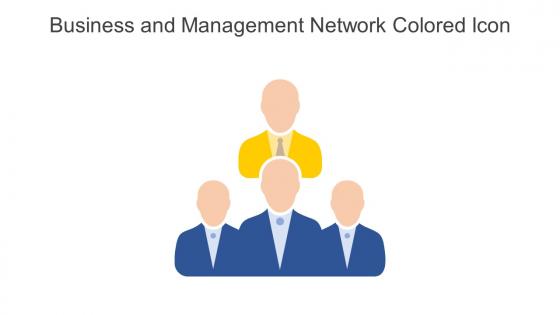 Business And Management Network Colored Icon In Powerpoint Pptx Png And Editable Eps Format