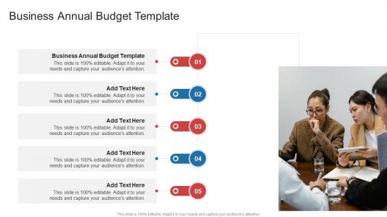 Business Annual Budget Template In Powerpoint And Google Slides Cpb