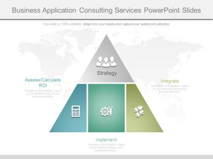 Business application consulting services powerpoint slides