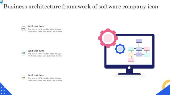 Business Architecture Framework Of Software Company Icon