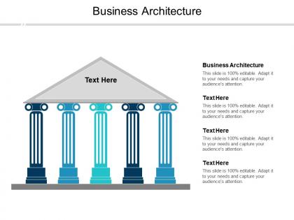 Business architecture ppt powerpoint presentation outline format ideas cpb