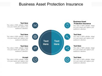 Business asset protection insurance ppt powerpoint presentation styles ideas cpb