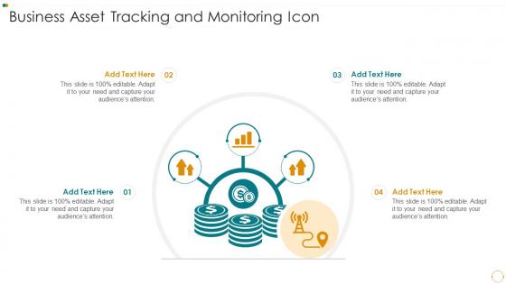 Business Asset Tracking And Monitoring Icon