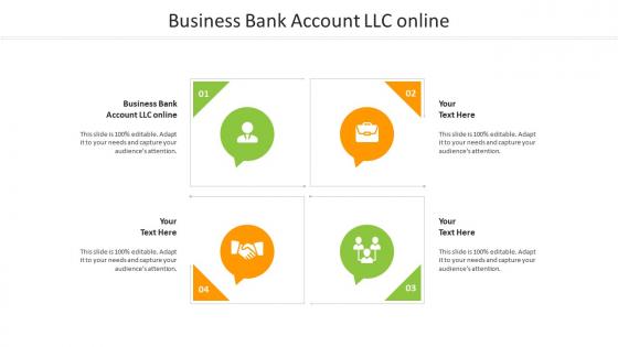Business bank account llc online ppt powerpoint presentation model clipart images cpb