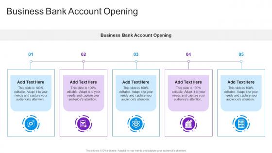 Business Bank Account Opening In Powerpoint And Google Slides Cpb