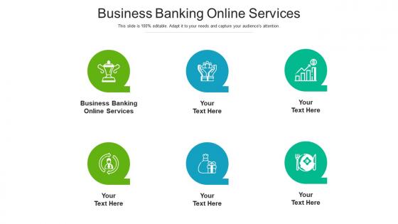 Business banking online services ppt powerpoint presentation icon grid cpb