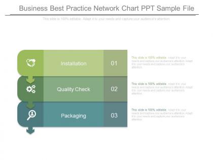 Business best practice network chart ppt sample file