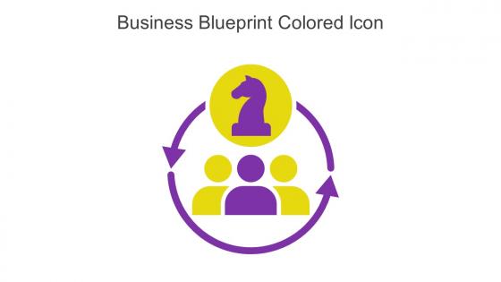 Business Blueprint Colored Icon In Powerpoint Pptx Png And Editable Eps Format