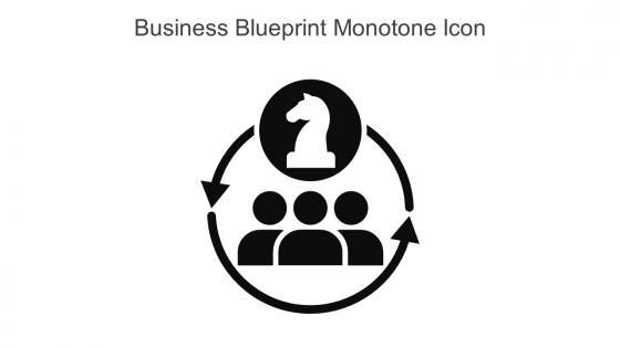 Business Blueprint Monotone Icon In Powerpoint Pptx Png And Editable Eps Format