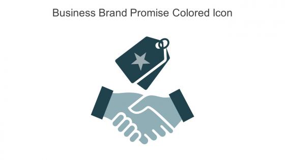 Business Brand Promise Colored Icon In Powerpoint Pptx Png And Editable Eps Format