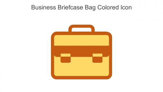 Business Briefcase Bag Colored Icon In Powerpoint Pptx Png And Editable Eps Format