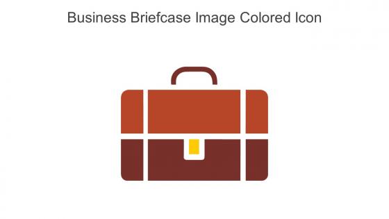Business Briefcase Image Colored Icon In Powerpoint Pptx Png And Editable Eps Format