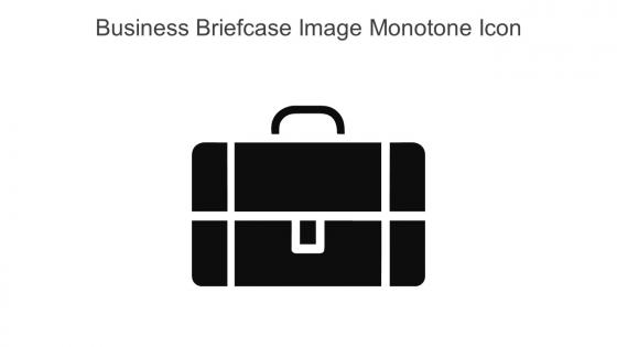 Business Briefcase Image Monotone Icon In Powerpoint Pptx Png And Editable Eps Format